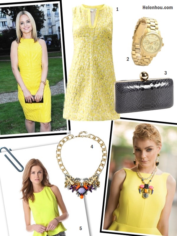 Yellow Crush From Lace to Silk to Jacquard Helen's Life & Style