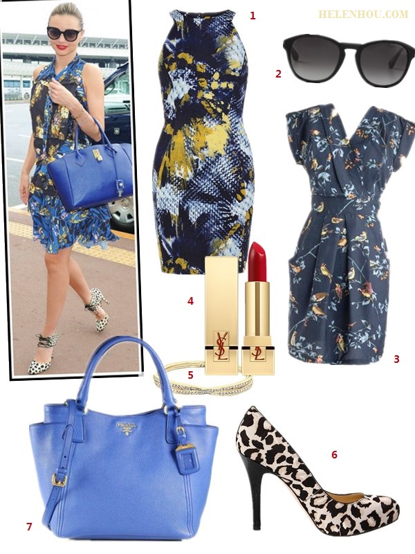 Floral Glamour: Printed Dress & Leopard Pump – Helen's Life & Style